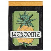 2pk -Flag Welcome Pineapple 13x18 - (Pack of 2) 2pk -Flag Welcome Pineapple 13x18 - (Pack of 2)
