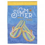 2pk -Flag Summertime Flip Flops 13x18 - (Pack of 2)