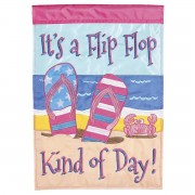 2pk -Flag Flip Flop Kind Of Day 13x18 - (Pack of 2)