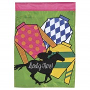 2pk -Flag Derby Time Silks 13x18 - (Pack of 2)