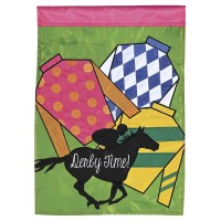 2pk -Flag Derby Time Silks 13x18 - (Pack of 2)