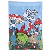 2pk -Flag Mushrooms Spring Vibes 13x18 - (Pack of 2) 2pk -Flag Mushrooms Spring Vibes 13x18 - (Pack of 2)