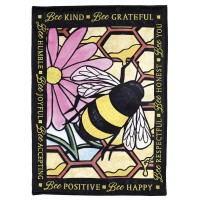 2pk -Flag Bee You Honey Bee 13x18 - (Pack of 2) 2pk -Flag Bee You Honey Bee 13x18 - (Pack of 2)