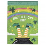 2pk -Flag Have A Lucky Day 13x18 - (Pack of 2) 2pk -Flag Have A Lucky Day 13x18 - (Pack of 2)