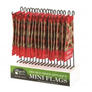 Mini Flag Asst Monogram Christmas 18 Pcs Mini Flag Asst Monogram Christmas 18 Pcs