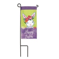 2pk -Mini Flag Easter Polyester 4x8.5 - (Pack of 2)