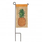 2pk -Mini Flag Pineapple Burlap 4x8.5 - (Pack of 2) 2pk -Mini Flag Pineapple Burlap 4x8.5 - (Pack of 2)