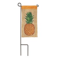2pk -Mini Flag Pineapple Burlap 4x8.5 - (Pack of 2)