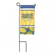 2pk -Mini Flag Squeeze The Day Lemon 4x8.5 - (Pack of 2) 2pk -Mini Flag Squeeze The Day Lemon 4x8.5 - (Pack of 2)