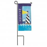 2pk -Mini Flag Lighthouse Welcome 4x8.5 - (Pack of 2) 2pk -Mini Flag Lighthouse Welcome 4x8.5 - (Pack of 2)