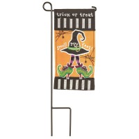 2pk -Mini Flag Witch Hat Polyester 4x8.5 - (Pack of 2)