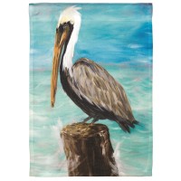 2pk -Flag Pelican On Post Polyester 30x44 - (Pack of 2)
