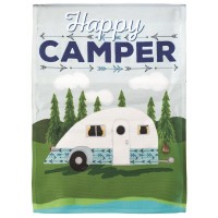 2pk -Flag Happy Camper By Lake 30x44 - (Pack of 2)