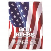 2pk -Flag God Bless America Polyester 30x44 - (Pack of 2)