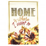 2pk -Flag Home Is Where I Want To 30x44 - (Pack of 2) 2pk -Flag Home Is Where I Want To 30x44 - (Pack of 2)