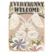 2pk -Flag Everybunny Welcome Polyester 30x44 - (Pack of 2)