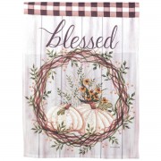 2pk -Flag Blessed Pumpkin Wreath 30x44 - (Pack of 2) 2pk -Flag Blessed Pumpkin Wreath 30x44 - (Pack of 2)