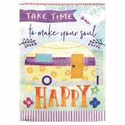 2pk -Flag Camper Take Time Polyester 30x44 - (Pack of 2) 2pk -Flag Camper Take Time Polyester 30x44 - (Pack of 2)