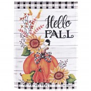 2pk -Flag Hello Fall Pumpkin 30x44 - (Pack of 2) 2pk -Flag Hello Fall Pumpkin 30x44 - (Pack of 2)