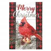2pk -Flag Merry Christmas Cardinal 13x18 - (Pack of 2) 2pk -Flag Merry Christmas Cardinal 13x18 - (Pack of 2)