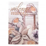 2pk -Santa Welcome Friends Birds 13x18 - (Pack of 2) 2pk -Santa Welcome Friends Birds 13x18 - (Pack of 2)