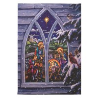 2pk -Flag Light From Within Polyester 13x18 - (Pack of 2)