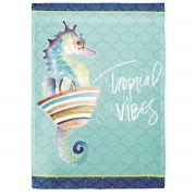 2pk -Flag Tropical Vibes Polyester 13x18 - (Pack of 2)