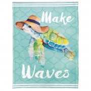 2pk -Flag Make Waves Sea Turtle 13x18 - (Pack of 2) 2pk -Flag Make Waves Sea Turtle 13x18 - (Pack of 2)