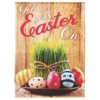 2pk -Flag Get Your Easter On Polyester 13x18 - (Pack of 2)