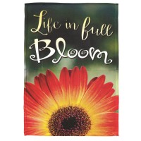 2pk -Flag Life In Full Bloom Polyester 13x18 - (Pack of 2)