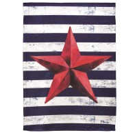 2pk -Flag Barn Star Polyester 13x18 - (Pack of 2)