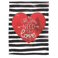 2pk -Flag All You Need Is Love 13x18 - (Pack of 2)