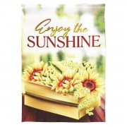 2pk -Flag Enjoy The Sunshine Polyester 13x18 - (Pack of 2)