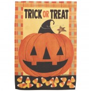 2pk -Flag Jack-O-Lantern Polyester 13x18 - (Pack of 2) 2pk -Flag Jack-O-Lantern Polyester 13x18 - (Pack of 2)
