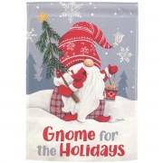 2pk -Flag Gnome For The Holidays 13x18 - (Pack of 2)