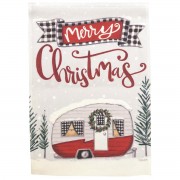 2pk -Flag Camper Merry Christmas 13x18 - (Pack of 2) 2pk -Flag Camper Merry Christmas 13x18 - (Pack of 2)