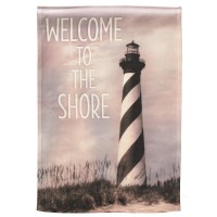 2pk -Flag Cape Hatteras Lighthouse 13x18 - (Pack of 2)