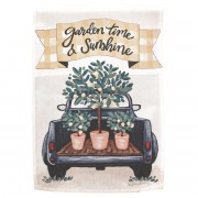 2pk -Flag Lemon Truck Garden Time 13x18 - (Pack of 2)