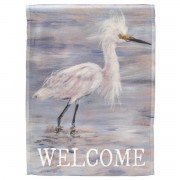 2pk -Flag Egret 13x18 - (Pack of 2)