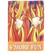 2pk -Flag Smore Fun Polyester 13x18 - (Pack of 2)