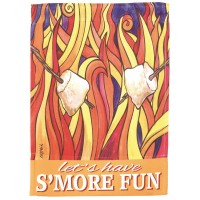 2pk -Flag Smore Fun Polyester 13x18 - (Pack of 2)
