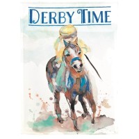 2pk -Flag A Jockey And His Horse 13x18 - (Pack of 2)
