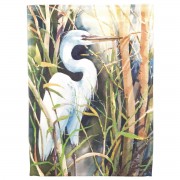 2pk -Flag Heron His Stoic Patience 13x18 - (Pack of 2) 2pk -Flag Heron His Stoic Patience 13x18 - (Pack of 2)