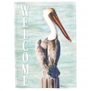 2pk -Flag Brown Pelican Polyester 13x18 - (Pack of 2) 2pk -Flag Brown Pelican Polyester 13x18 - (Pack of 2)
