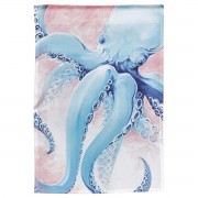 2pk -Flag Aquamarine Octopus 13x18 - (Pack of 2) 2pk -Flag Aquamarine Octopus 13x18 - (Pack of 2)