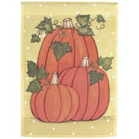 2pk -Flag Happy Pumpkins 13x18 - (Pack of 2)