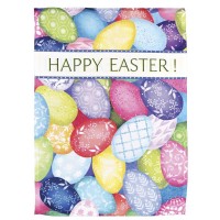 2pk -Flag Eggs Happy Easter 13x18 - (Pack of 2)