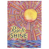 2pk -Flag Sun Rise And Shine 13x18 - (Pack of 2)