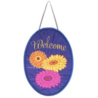 2pk -Door Banner Gerber Daisy - (Pack of 2)