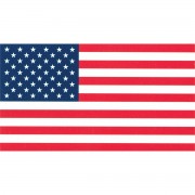 6pk -Magnet American Flag 5x2.75 - Pack of 6 6pk -Magnet American Flag 5x2.75 - Pack of 6